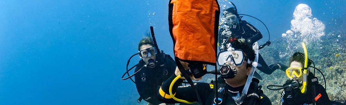 PADI Delayed Surface Marker Buoy
